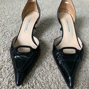 Manalo Blahnick-like new!